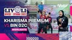 Playoff Putri: Kharisma Premium vs BIN 02C - Highlights | Livoli Divisi Utama 2023