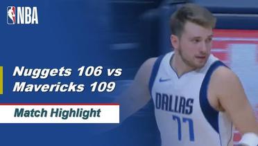 NBA I Cuplikan Pertandingan : Denver Nuggets 106 vs Dallas Mavericks 109