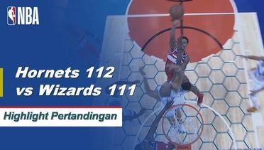 NBA I Cuplikan Pertandingan : Hornets 112 vs Wizards 111