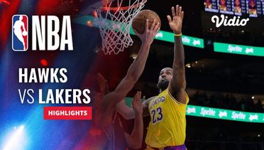 Atlanta Hawks vs LA Lakers - Highlights | NBA Regular Season 2023/24