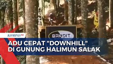 Seru! 17 Pesepeda Downhill Latihan Bersama Turuni Punggung Hingga Kaki Gunung Salak di Sukabumi