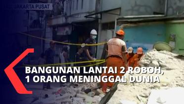 Dugaan Kelalaian, Polisi Turun Tangan Selidiki Bangunan Roboh di Johar Baru yang Tewaskan 1 Orang!