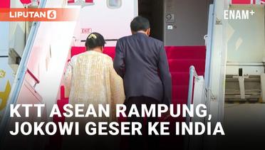 KTT ASEAN Rampung, Jokowi Bertolak ke India untuk Hadiri KTT G20