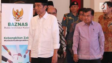 Jokowi dan JK Open House di Istana Usai Salat Id