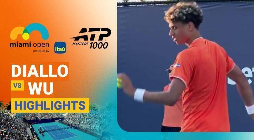 Gabriel Diallo vs Yibing Wu - Round 2 (Court 5) | ATP 1000: Miami Open presented by Itau 2026