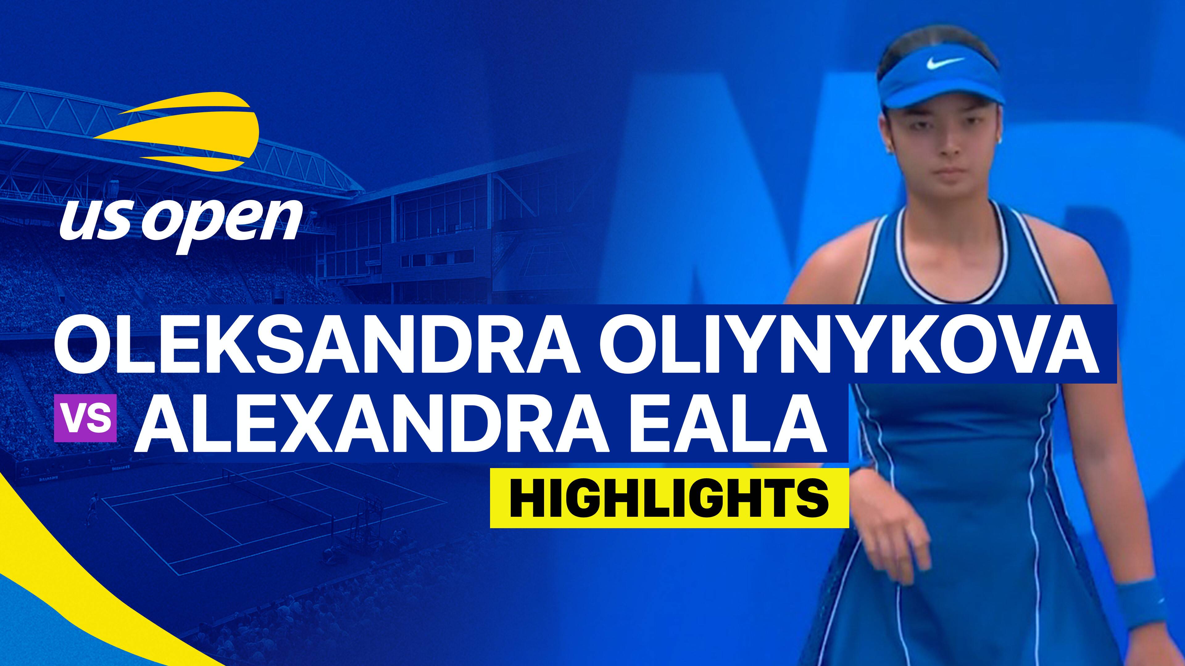 Oleksandra Oliynykova vs Alexandra Eala - Women's Singles Round 2 | US Open Tennis Championships 2026