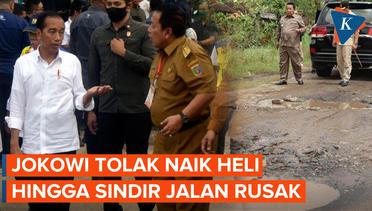 Kunjungi Lampung, Jokowi Tolak Naik Heli hingga Sindir Gubernur Lampung