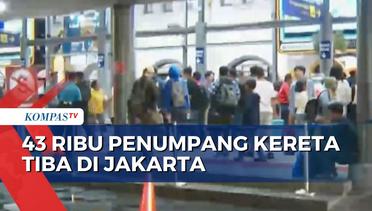 Arus Balik, 43 Ribu Penumpang Kereta Api Jarak Jauh Tiba di Jakarta