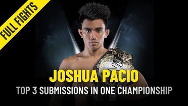 Joshua Pacio’s Top 3 Submissions | ONE Full Fights