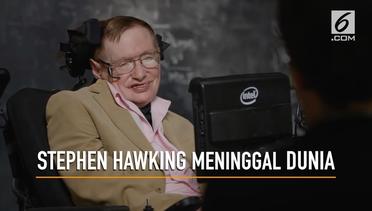 Stephen Hawking Meninggal di Usia 76 Tahun