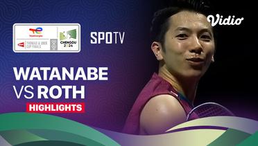 Koki Watanabe (JPN) vs Fabian Roth (GER) - Highlights | Thomas Cup Chengdu 2024 - Men's Singles