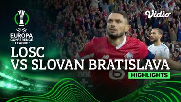 LOSC vs Slovan Bratislava - Highlights | UEFA Europa Conference League 2023/24