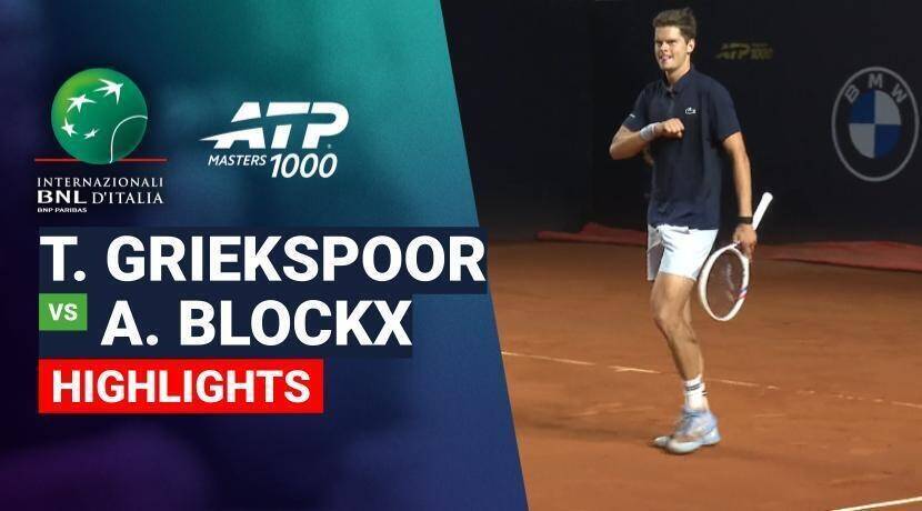 Tallon Griekspoor vs Alexander Blockx - Round 2 (Court 13) | ATP 1000: Internazionali BNL d'Italia 2026