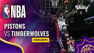 Detroit Pistons vs Minnesota Timberwolves - Highlights | NBA Regular Season 2023/24