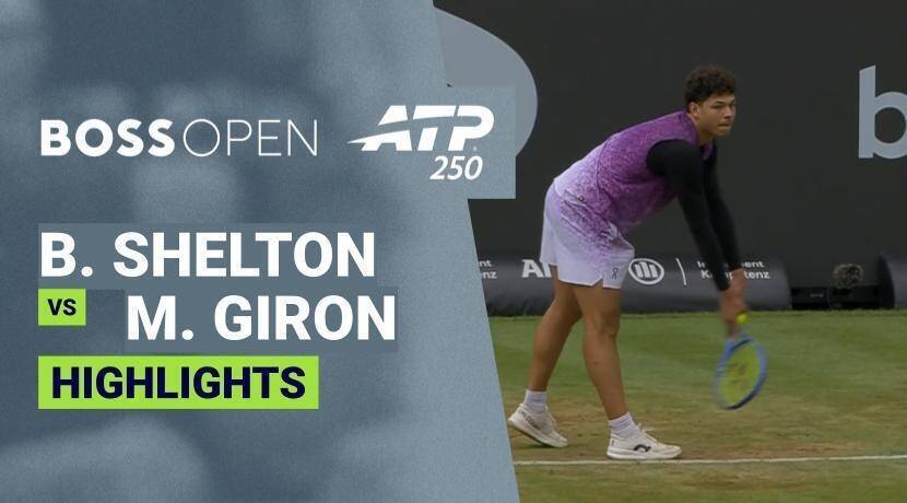 Ben Shelton vs Marcos Giron - Round 2 (Post Rain Match) | ATP 250: BOSS Open 2026