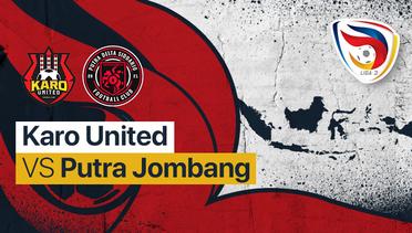 Full Match - Karo United vs Putra Jombang | Liga 3 Nasional 2021/22