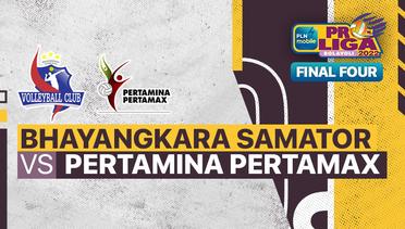 Full Match | Final Four: Surabaya Bhayangkara Samator vs Jakarta Pertamina Pertamax | PLN Mobile Proliga Putra 2022