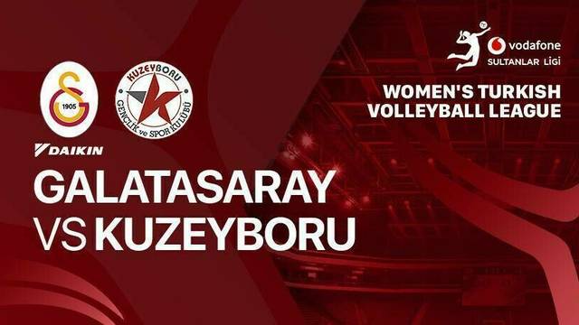 Galatasaray Daikin vs Kuzeyboru - Full Match | Women's Turkish Volleyball League