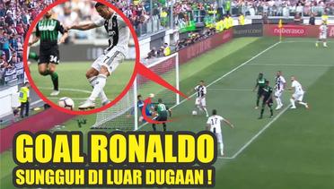 juventus vs sassuolo 2018 Detik Detik tendangan Ronaldo