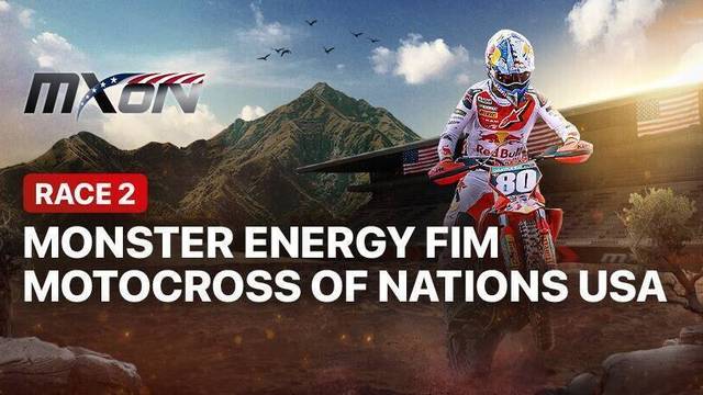 2025 Monster Energy FIM Motocross of Nations USA: Race 2 (MX2 & Open) - Full Match | MXGP 2025