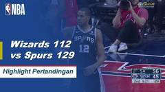 NBA | Cuplikan Hasil Pertandingan : Spurs 129 vs Wizards 112