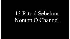 Ini Ritual Bukan Sembarang Ritual -_-  #13ritualnontonOC #13ersamaOChannel