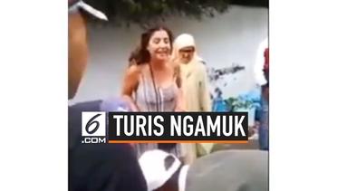 Viral Video Turis Wanita Berteriak Marah ke Penjual Ayam