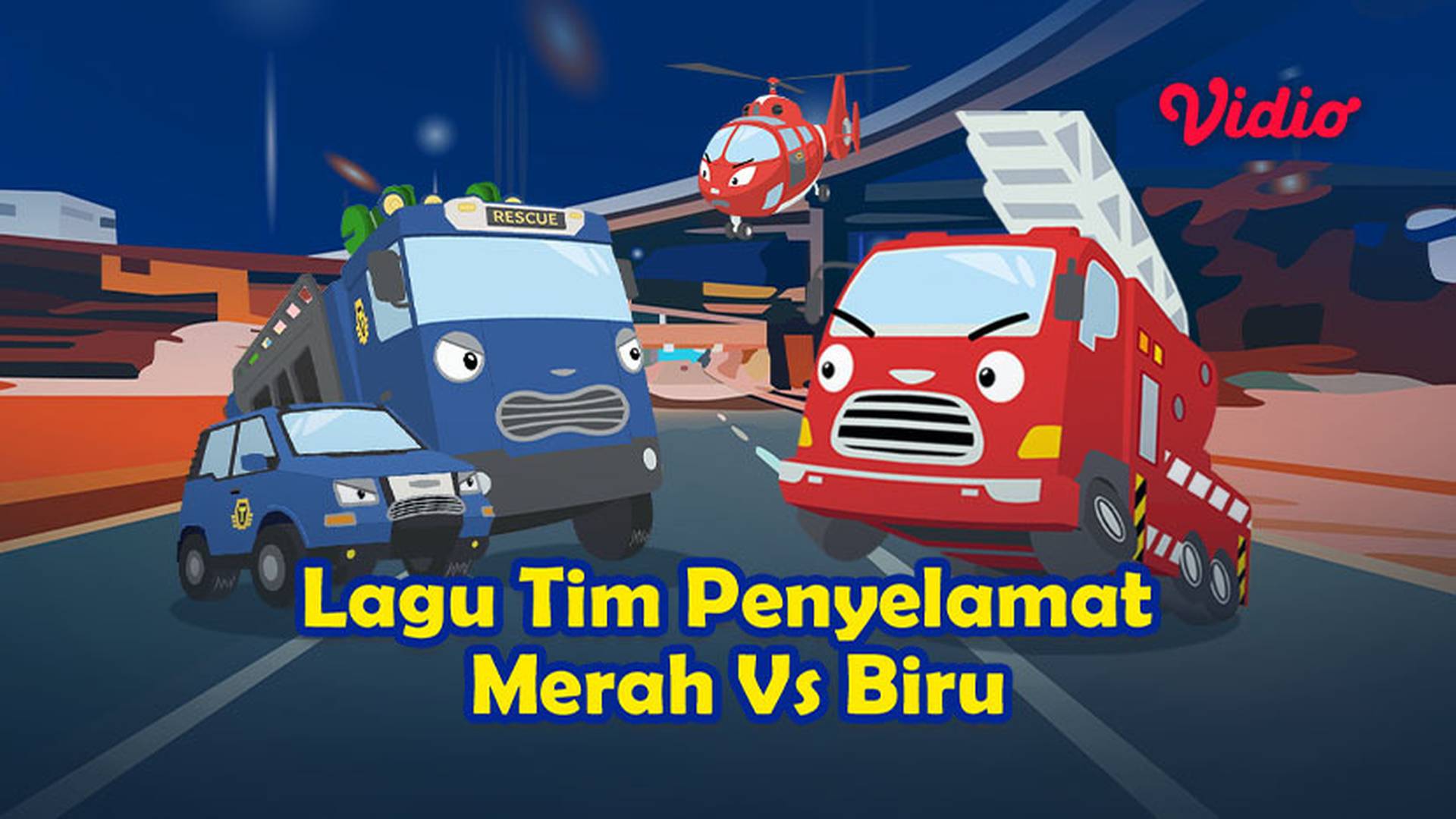 Tayo Lagu Tim Penyelamat Merah vs. Biru