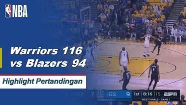 NBA | Cuplikan Hasil Pertandingan: Warriors 116 vs Trail Blazers 94