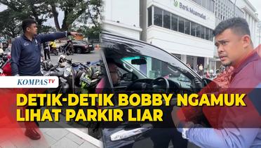 Detik-Detik Bobby Nasution Ngamuk Lihat Parkir Liar, Petugas Dishub Kena Semprot