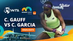 Coco Gauff vs Caroline Garcia - Highlights | WTA Miami Open 2024