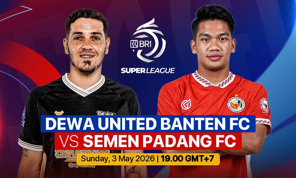 Dewa United Banten FC vs Semen Padang FC