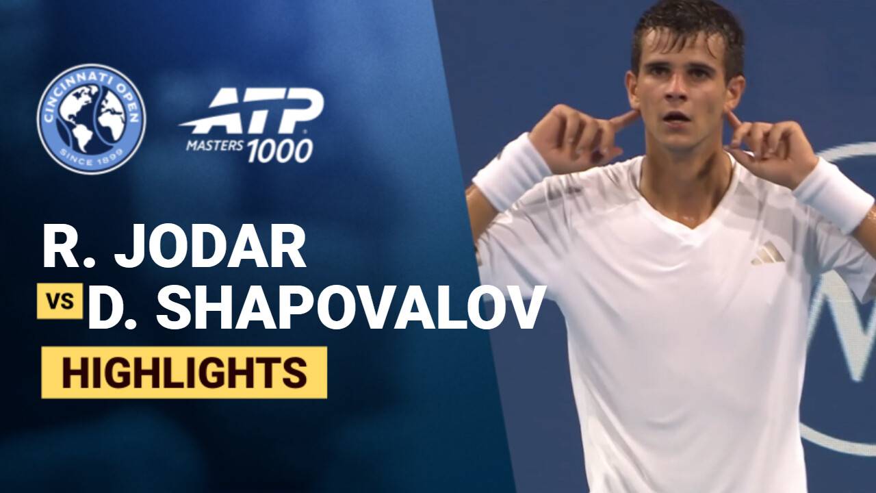 Rafael Jodar vs Denis Shapovalov - Round 2 (Grandstand) | ATP 1000: Cincinnati Open 2026