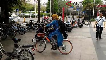 ANTARANEWS - Mencicipi Layanan bike-sharing Shenzhen