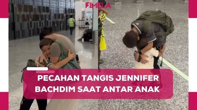 Potret Irfan dan Jennifer Bachdim Antar Kenji Kembali ke Belanda Sendirian, Tangisnya Pecah