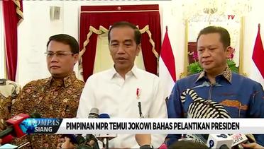 Pimpinan MPR Temui Jokowi Bahas Pelantikan Presiden 
