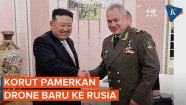Bertemu Menhan Rusia, Kim Jong Un Pamer Drone Korea Utara