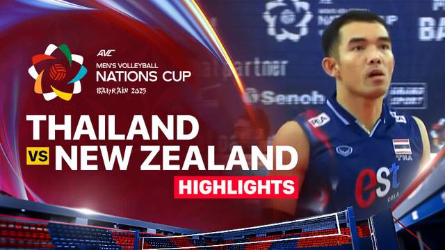 CF 9-11: Thailand vs New Zealand  - Highlights | AVC Men's Volleyball Nations Cup 2025