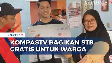 KompasTV Bagi-Bagi STB Gratis, Mudahkan Warga Nonton Program Pemilu 48 Jam Nonstop