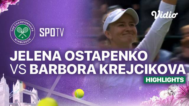 Jelena Ostapenko (LAT) vs Barbora Krejcikova (CZE) - Highlights | Wimbledon 2024 - Ladies' Singles