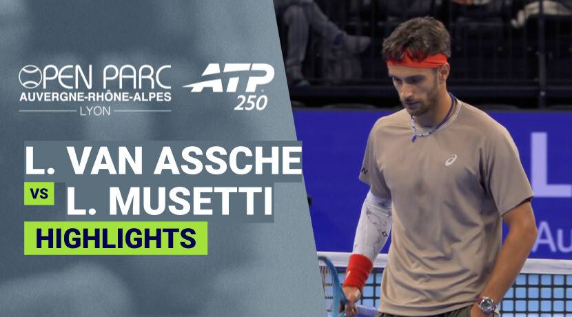 Luca Van Assche vs Lorenzo Musetti - Quarterfinal | ATP 250: Grand Prix Auvergne-Rhone-Alpes Open 2026