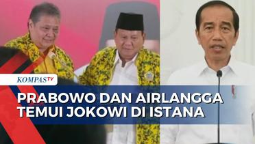 Secara Terpisah, Prabowo dan Airlangga Temui Jokowi di Istana