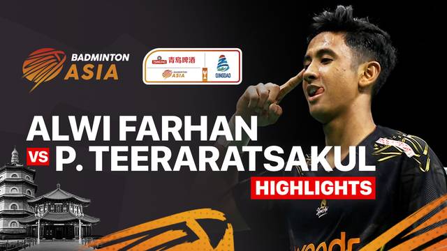 Alwi Farhan (INA) vs Panitchaphon Teeraratsakul (THA) - Highlgihts | Badminton Asia Mixed Team Championship 2025   - Men's Singles Semifinals