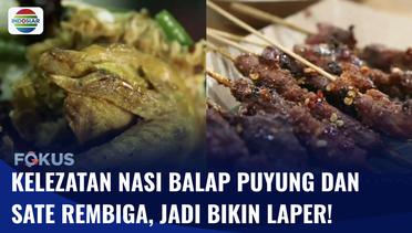 Cicip Sajian Kuliner Khas Lombok, Nasi Balap Puyung dan Sate Rembiga | Fokus