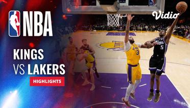 Sacramento Kings vs Los Angeles Lakers - Highlights | NBA Regular Season