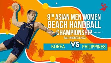 Highlights Asian Beach Handball Championship 2023 - Korea vs Philippines