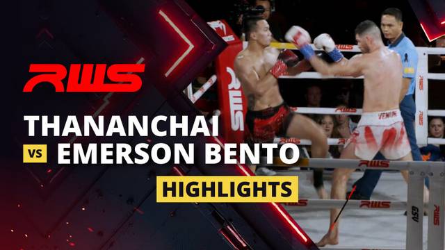 Thananchai Sitsongpeenong vs Emerson Bento  - Highlight | RWS Muay Thai 2025