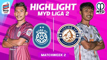 Gobs FC VS Lifsing FC - Highlight MYD Liga 2 Bandung Premier League