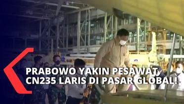 Jadi Saksi MOU PTDI & Jet Investment Group SARL, Prabowo: Banyak Negara Ingin Membeli Pesawat CN235