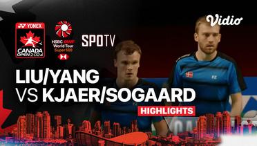 Liu Kuang Heng/Yang Po Han (TPE) vs Rasmus Kjaer/Frederik Sogaard (DEN) - Highlights | Yonex Canada Open 2024 - Men's Doubles